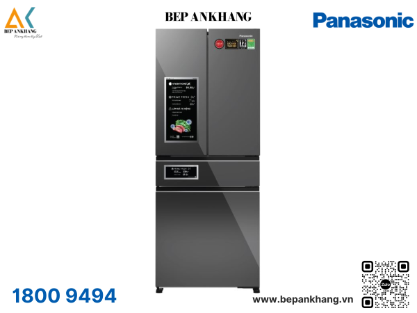 Tủ lạnh 4 cánh Panasonic Inverter 545 lít Multi Door NR-YW590XJKV